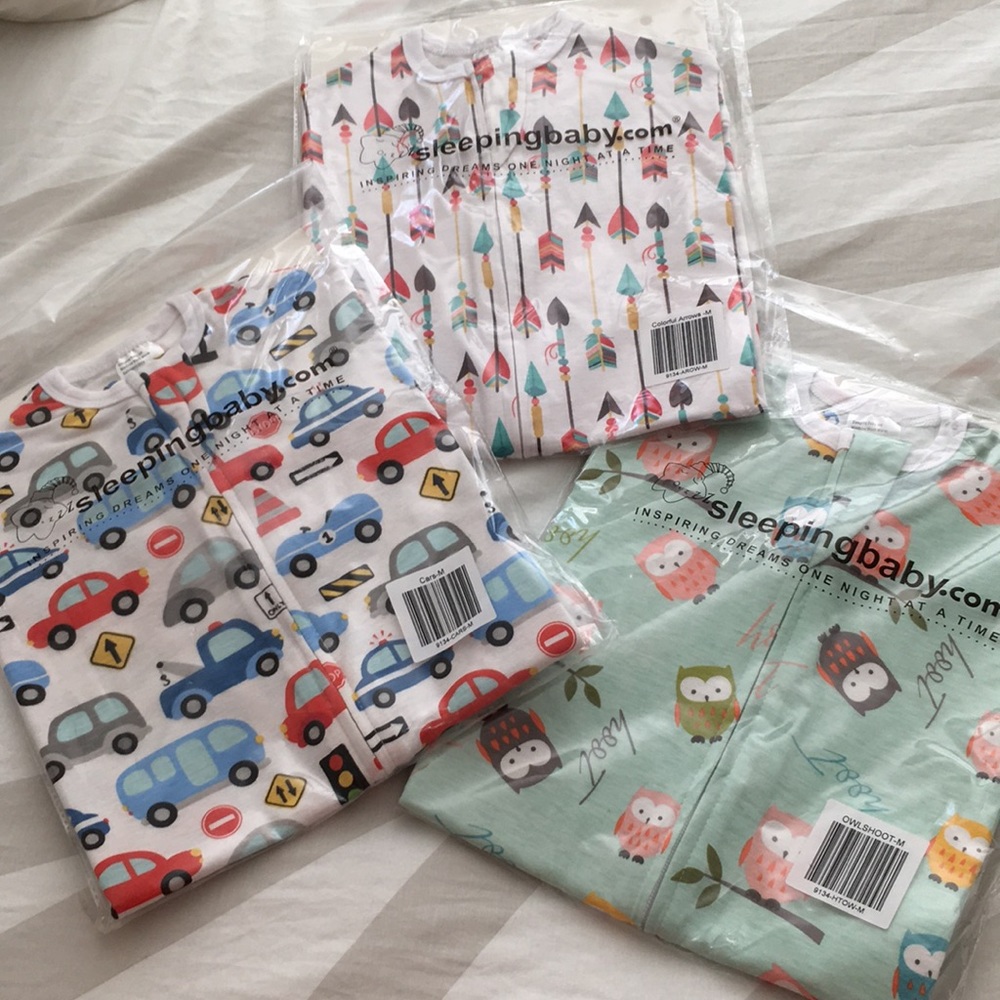 ZIPPADEEZIP SLEEP SACKS - Size Medium- NWT